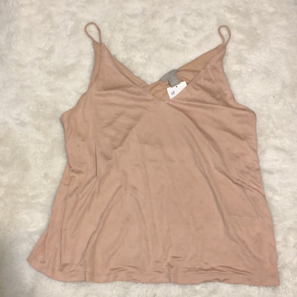 H&M womens nude tank top